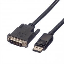 ROLINE DisplayPort Cable, DP-DVI (24 1), LSOH, M/M 2 m