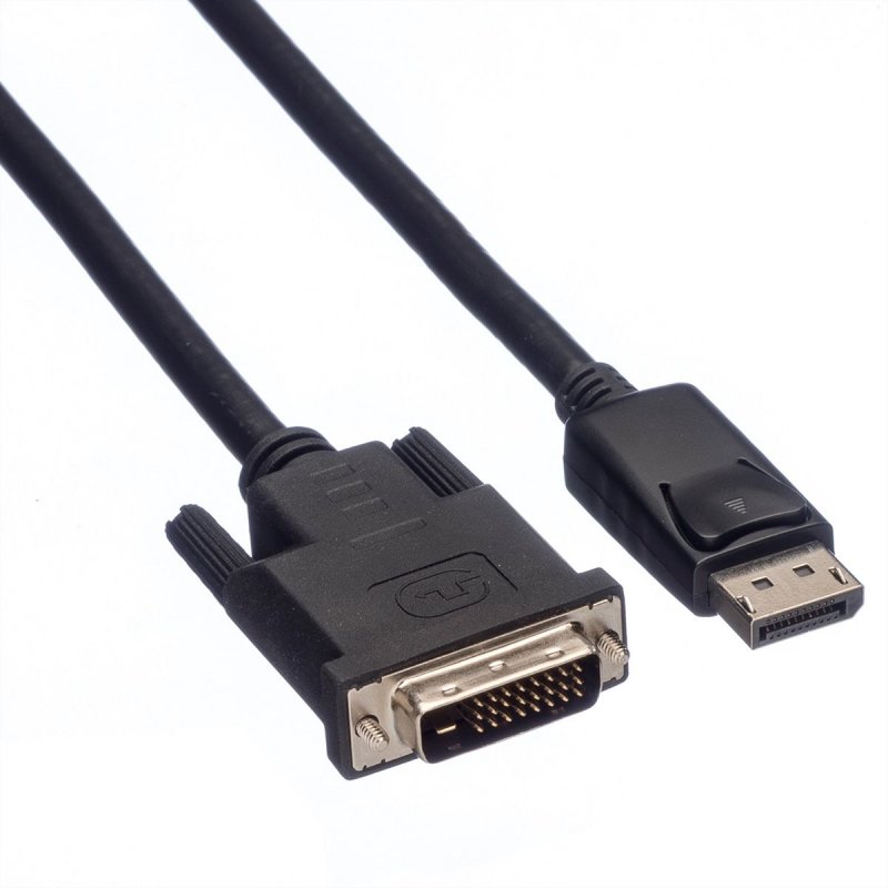 ROLINE Câble DisplayPort DP M - DVI M, LSOH 2,0m