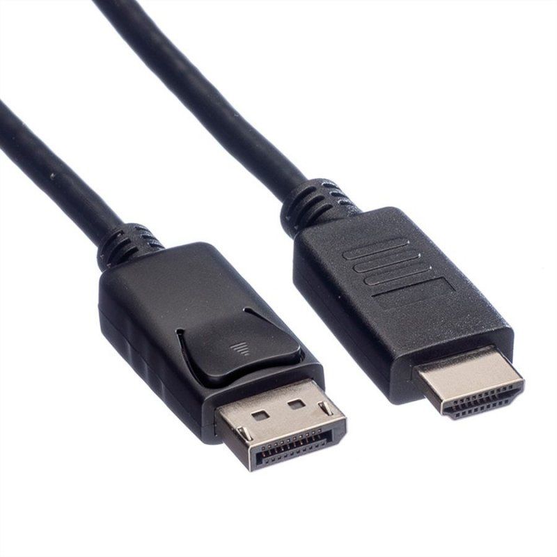 ROLINE DisplayPort Cable, DP - HDTV, M/M, 2 m