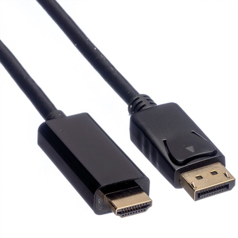 ROLINE 11.04.5787 câble vidéo et adaptateur 3 m DisplayPort Noir