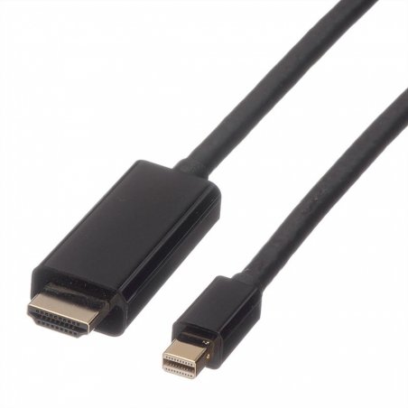 ROLINE 11.04.5797 câble vidéo et adaptateur 3 m Mini DisplayPort Noir