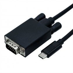 ROLINE 11.04.5820-10 1 m USB Type-C VGA (D-Sub) Noir