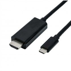 ROLINE 11045843 5 m USB Type-C HDMI Type A (Standard) Black