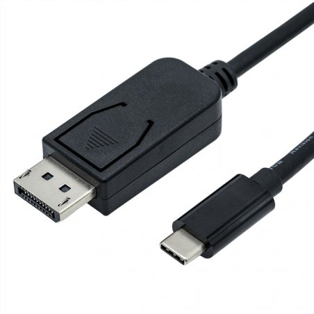 ROLINE Câble ad. USB Type C-DP,M/M,1m