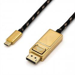 ROLINE 11.04.5849 USB graphics adapter 4096 x 2560 pixels Black, Gold