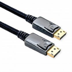 ROLINE 11.04.5866 câble DisplayPort 1 m Noir, Argent