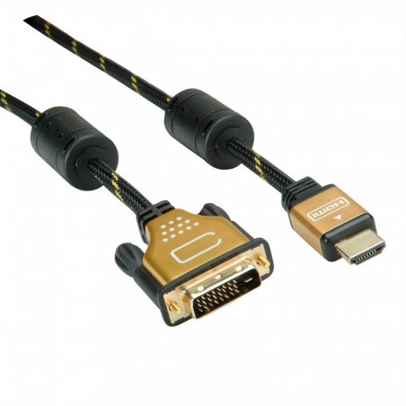 ROLINE GOLD DVI/HDMI,DVI-D/HDMI,M/M,3m