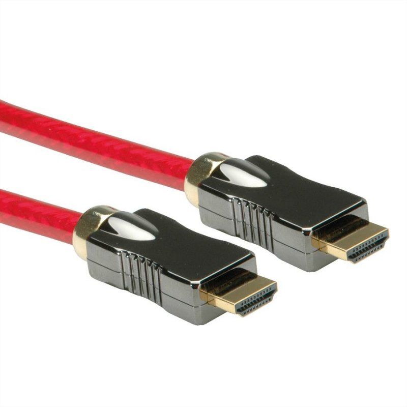 ROLINE 11.04.5903 HDMI cable 3 m HDMI Type A (Standard) Red