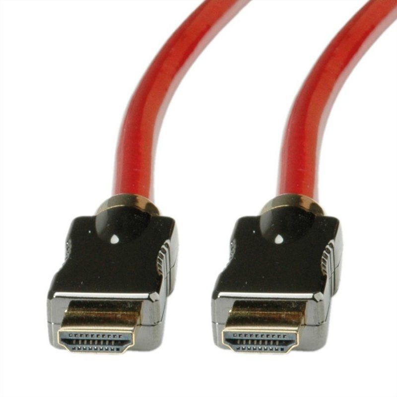 ROLINE 11.04.5903 câble HDMI 3 m HDMI Type A (Standard) Rouge