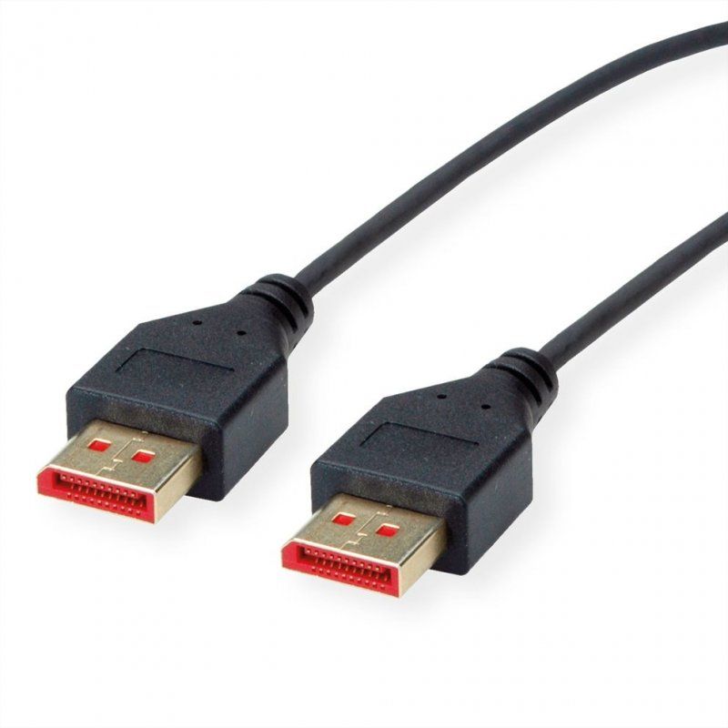 ROLINE Câble DisplayPort v1.4, 1,5m Slim, DP/DP M/M, 1.5m