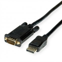 ROLINE Câble DisplayPort-VGA, 2m DP/VGA M/M, 2m