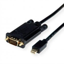 ROLINE 11045979 5 m Mini DisplayPort VGA (D-Sub) Noir