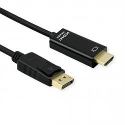 ROLINE 11.04.5996-10 2 m DisplayPort HDMI Noir