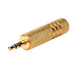 ROLINE GOLD Adaptateur stéréo 3,5 mm M - 6,35 mm F