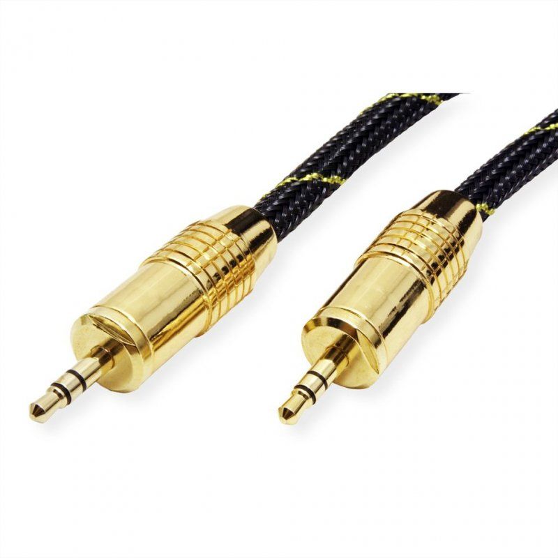 ROLINE GOLD 3.5mm Audio Connetion Cable, Male - Male 2.5m