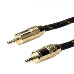 ROLINE GOLD Câble de raccordement 3,5mm audio M / M 10,0m