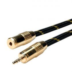 ROLINE GOLD Câble prolongateur 3,5mm audio M / F 5,0m