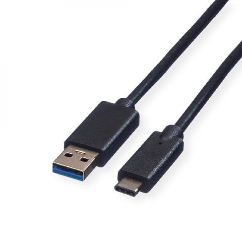 ROLINE 11.44.9010-20 câble USB 0,5 m USB 3.2 Gen 1 (3.1 Gen 1) USB A USB C Noir