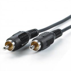 ROLINE 11.99.4332 câble audio 2,5 m RCA Noir