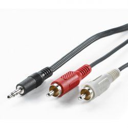 Value Câble 3,5mm / 2x RCA M 5m