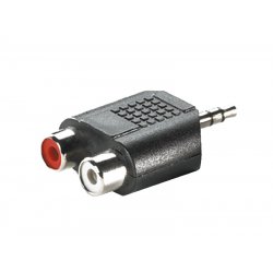 VALUE Adapt. 3,5mm (1x3,5mm M-2xRCA F)