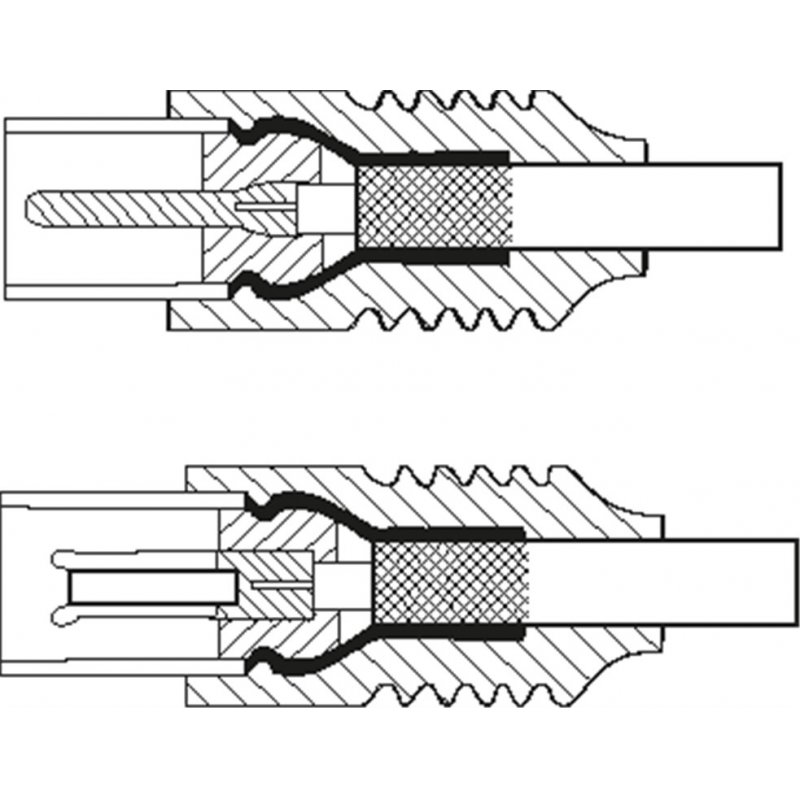 Goobay Antenna Cable with Ferrite (80 dB), Double Shielded