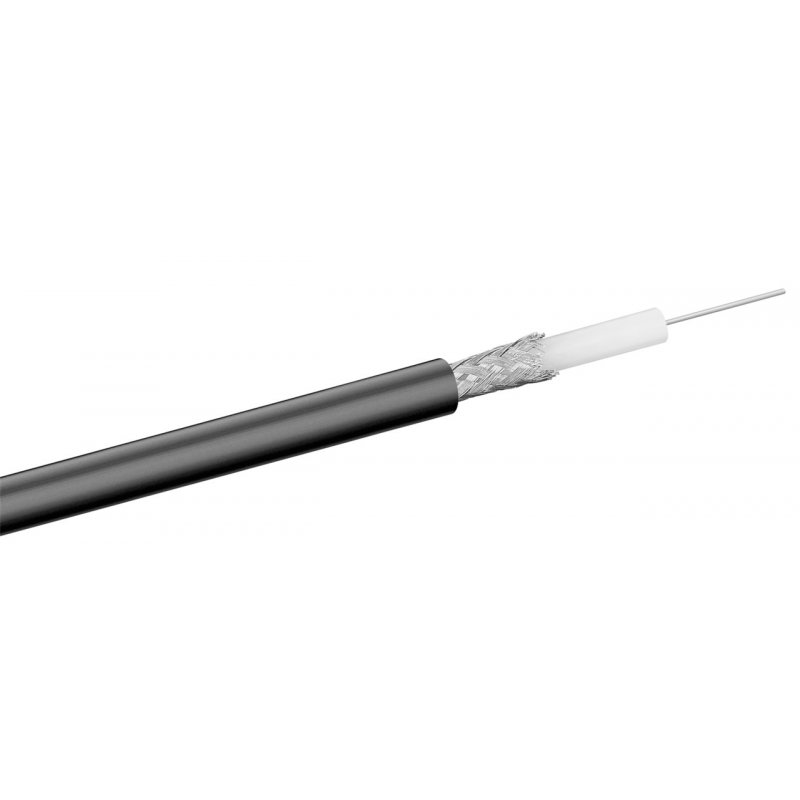 Goobay RG-59 Coaxial Cable, Double Shielded