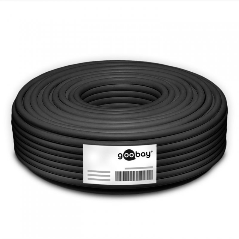 Goobay RG-59 Coaxial Cable, Double Shielded