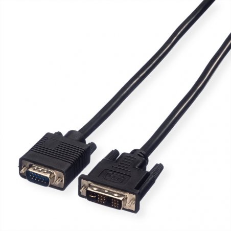 VALUE Câble DVI, DVI (12 5)-HD15,M/M, 2m