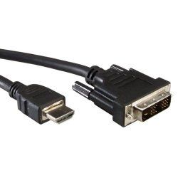 Value Monitor Cable, DVI (18 1) - HDMI, M/M 3 m