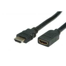 VALUE Câble HDMI HS Eth., M/F, 1m
