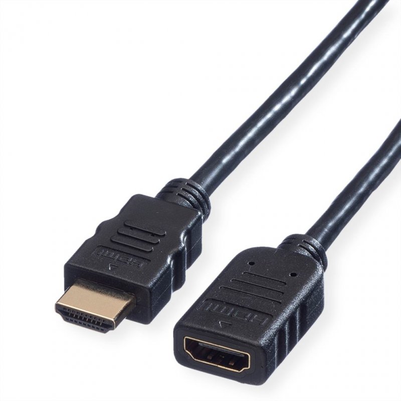 Value HDMI High Speed Cable Ethernet, M/F 2 m