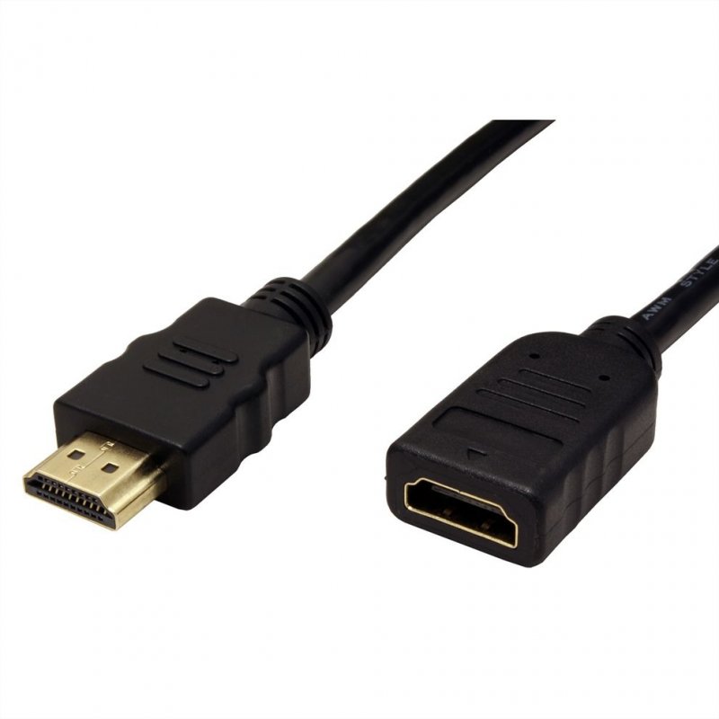 VALUE Câble HDMI HS Eth., M/F, 2m