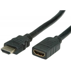 VALUE Câble HDMI HS Eth., M/F, 3m
