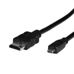 VALUE Câble HDMI HS Eth.,A-D, M/M, 2m