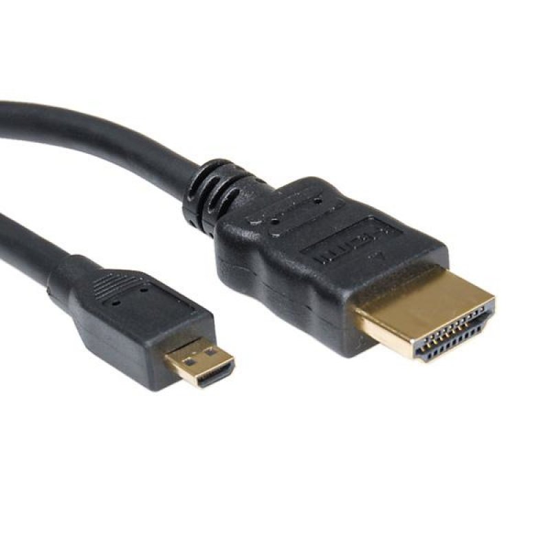 VALUE Câble HDMI HS Eth.,A-D, M/M, 2m