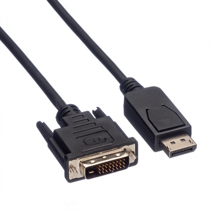 Value Câble DisplayPort DP M - DVI(24 1) M, LSOH 1,0m