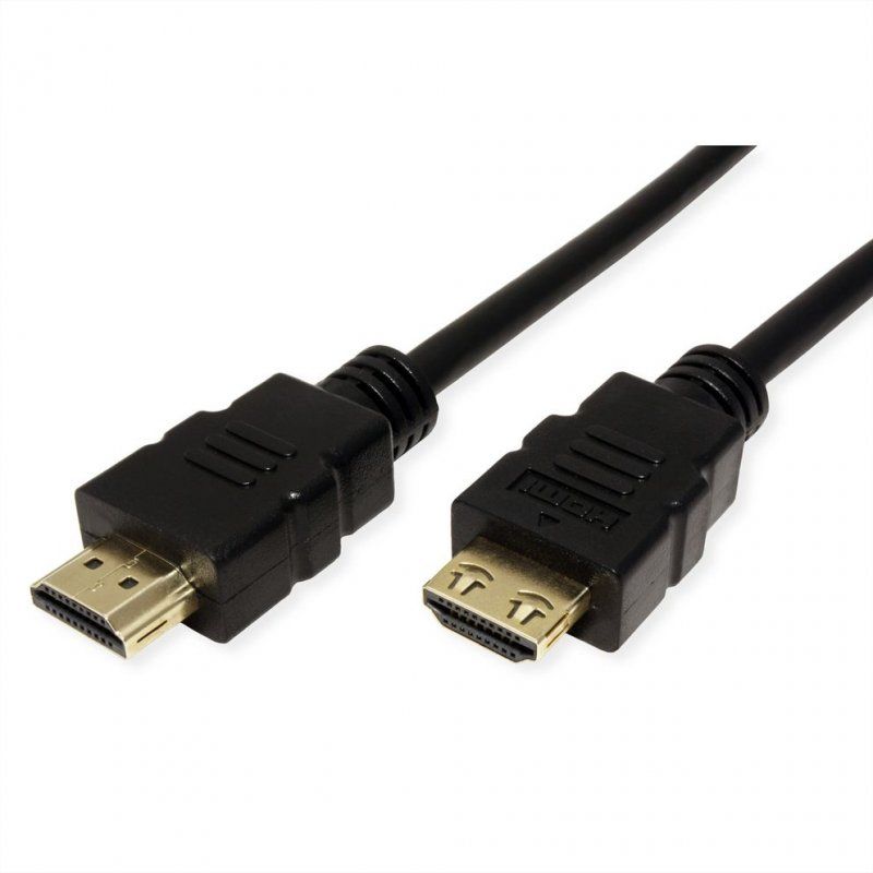 Value 11.99.5690 câble HDMI 1 m HDMI Type A (Standard) Noir