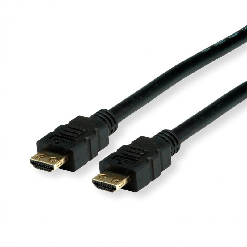 Value 11.99.5692 câble HDMI 2 m HDMI Type A (Standard) 2 x HDMI Type A (Standard) Noir