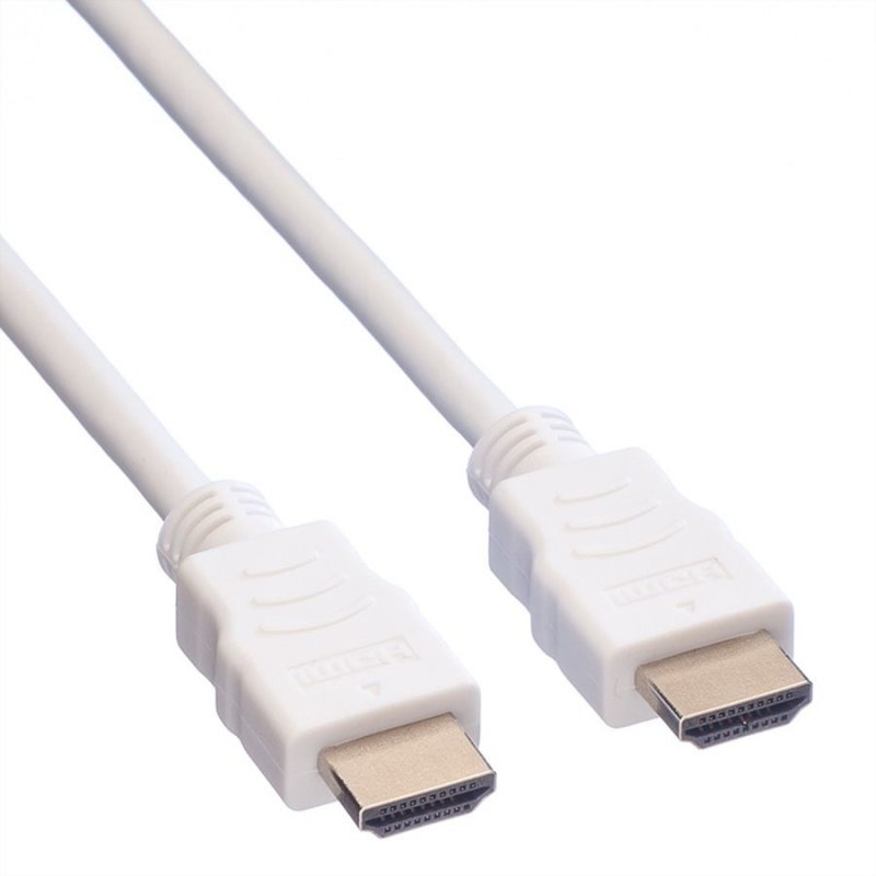 VALUE Câble HDMI HS Eth, MM, blanc, 1,5m