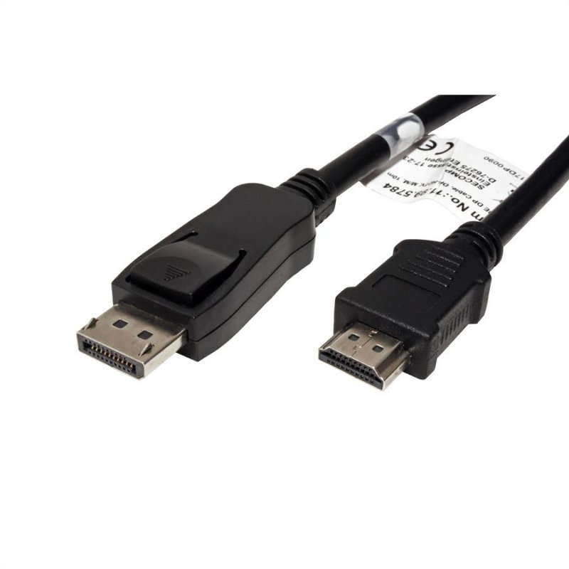 Value DisplayPort Cable, DP - HDTV, M/M, 10 m