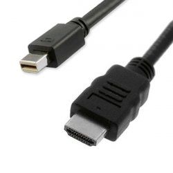 ITB RO11.99.5790 câble vidéo et adaptateur 1 m Mini DisplayPort HDMI Noir
