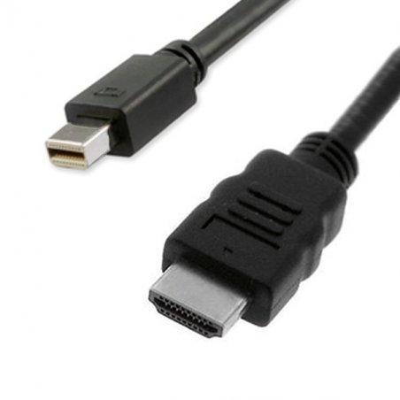 ITB RO11.99.5790 câble vidéo et adaptateur 1 m Mini DisplayPort HDMI Noir