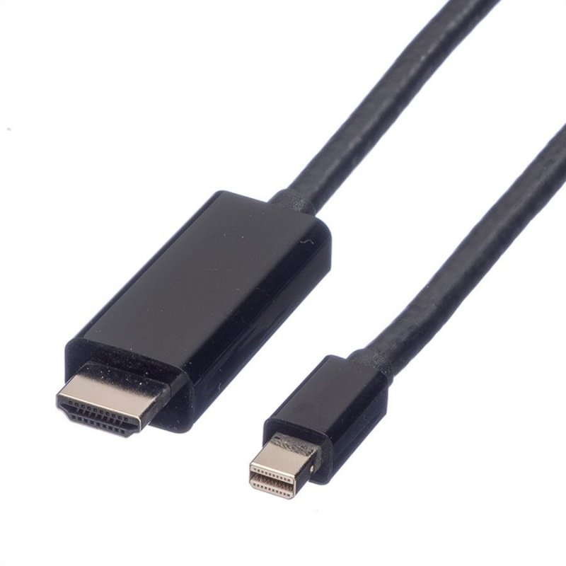 Value 11.99.5795 câble vidéo et adaptateur 1 m Mini DisplayPort Noir