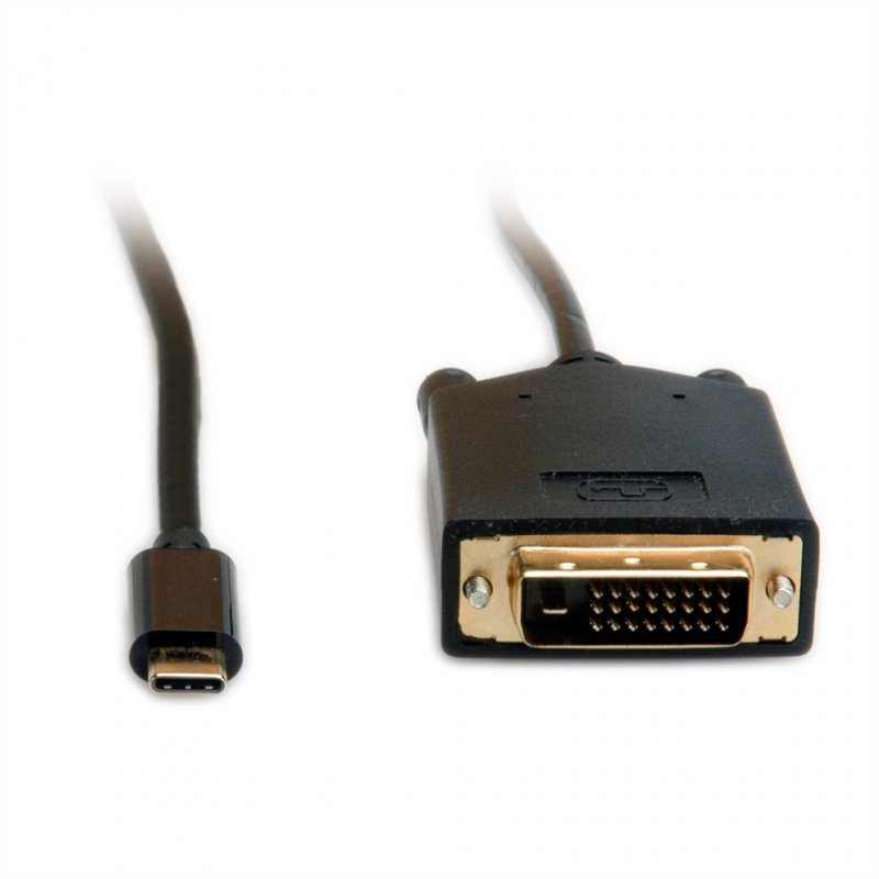 VALUE Câble ad. USB Type C-DVI, M/M, 1m