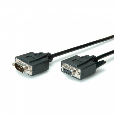 Value 11.99.6210 serial cable Black 1 m DB-9