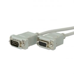 Value RS232 Cable, DB9 M - F 3 m
