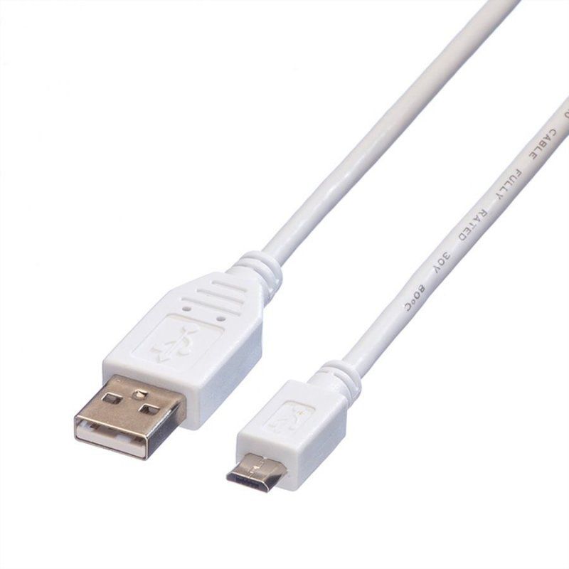 Value USB 2.0 Cable, A - Micro B, M/M 0.15 m