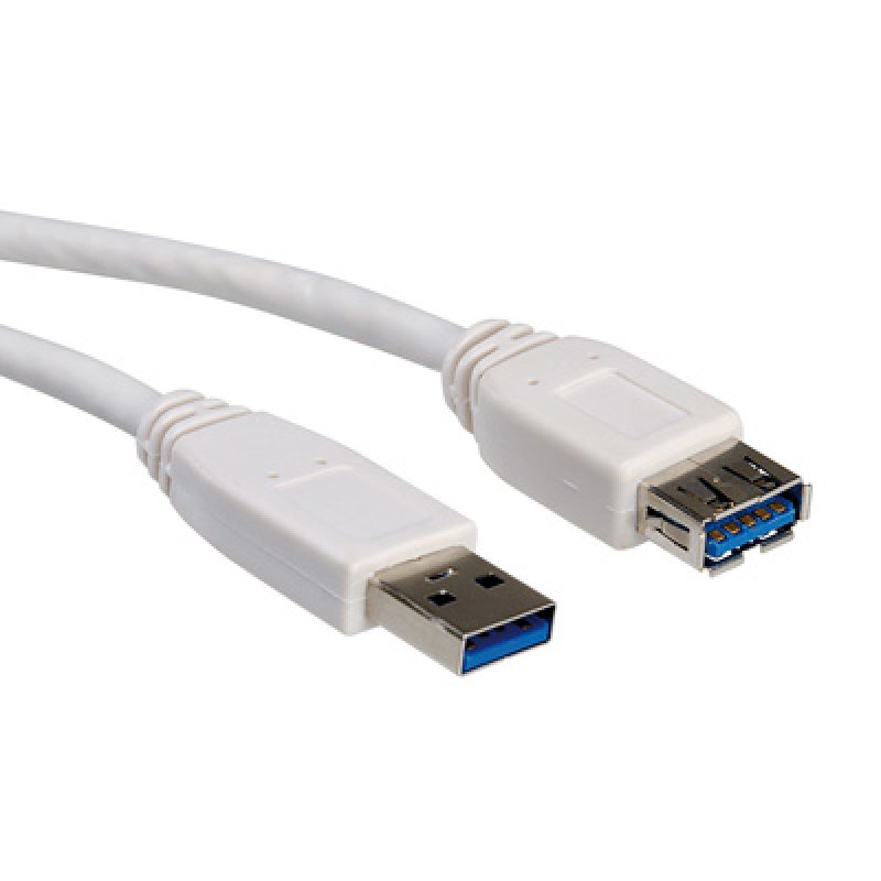 Value USB 3.0 Cable, A - A, M/F 0.8 m