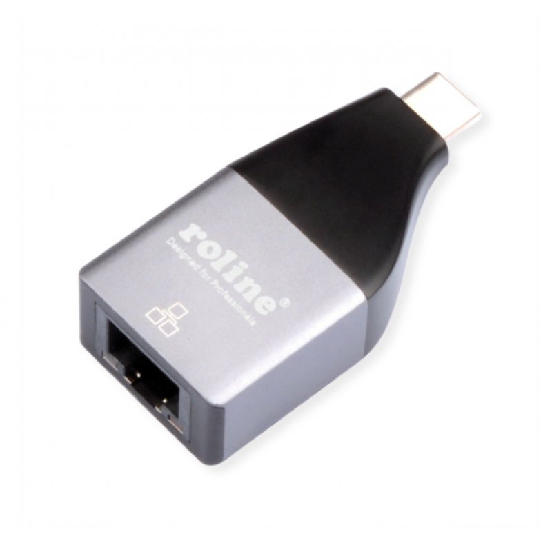 ROLINE 12.02.1110 cable gender changer USB Type C RJ-45 Silver